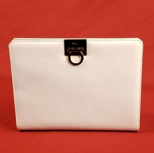 Salvatore Ferragamo White Purse